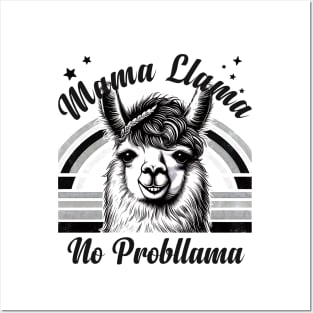 Llama No Prob-llama - Funny & Cute Design Posters and Art